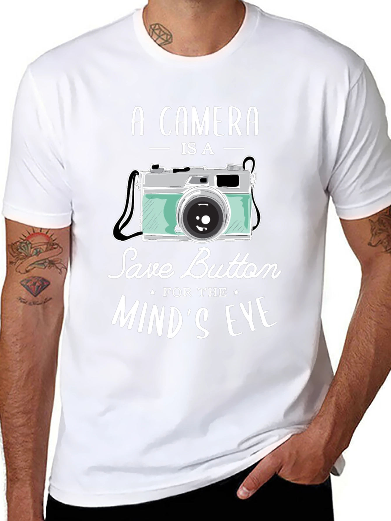 Camera Save Button T-Shirt