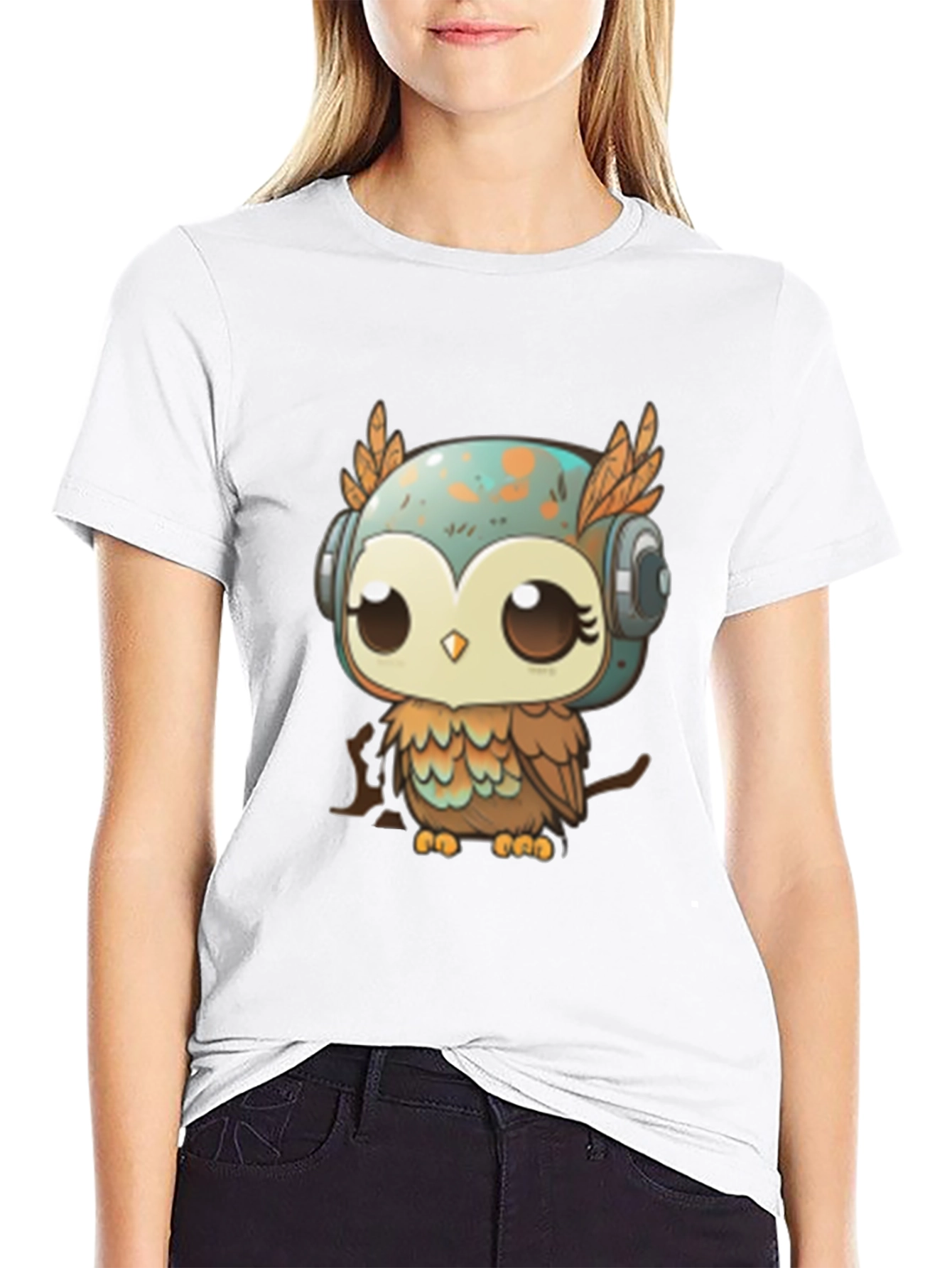 Cartoon Owl T-Shirt - Cute & Stylish Design