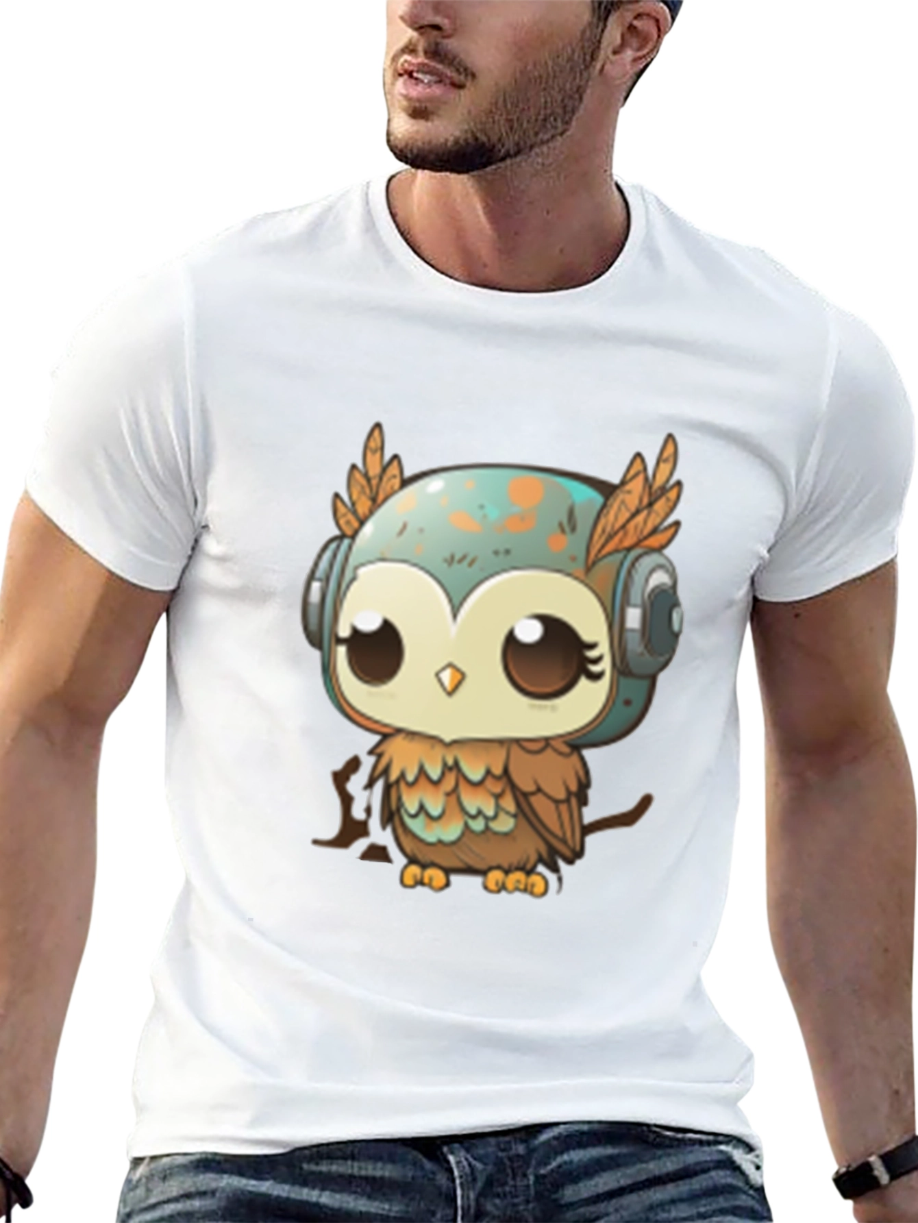 Cartoon Owl T-Shirt - Cute & Stylish Design