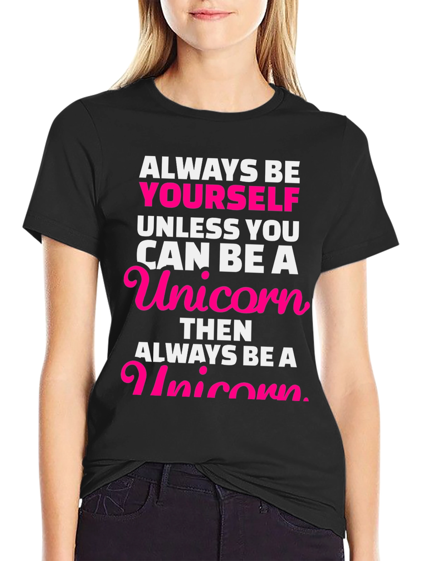 Always Be Yourself Unicorn Graphic Tee