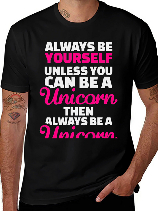 Always Be Yourself Unicorn Graphic Tee