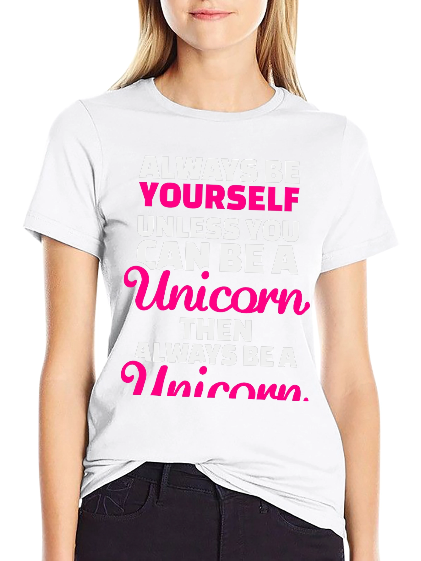 Always Be Yourself Unicorn Graphic Tee