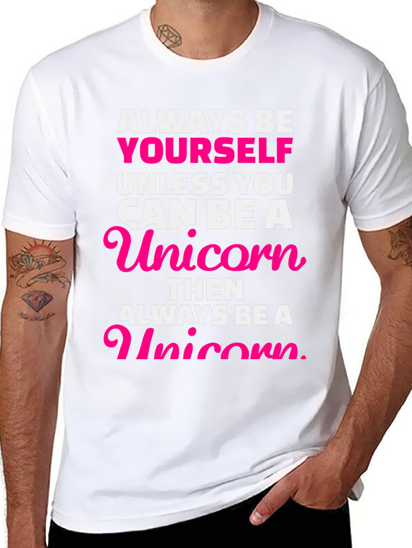 Always Be Yourself Unicorn Graphic Tee