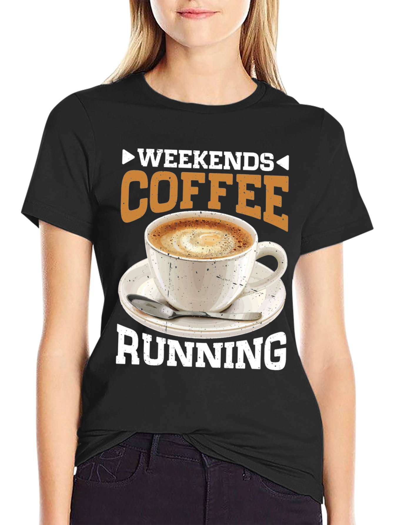 Weekends Coffee Running T-Shirt