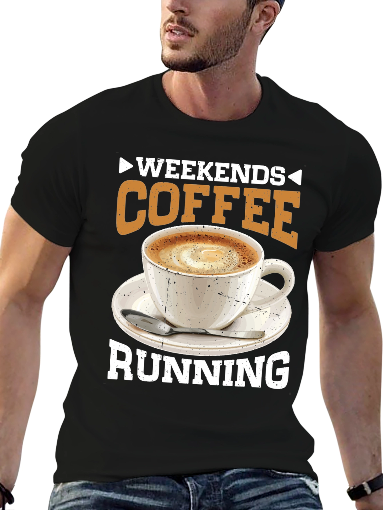Weekends Coffee Running T-Shirt