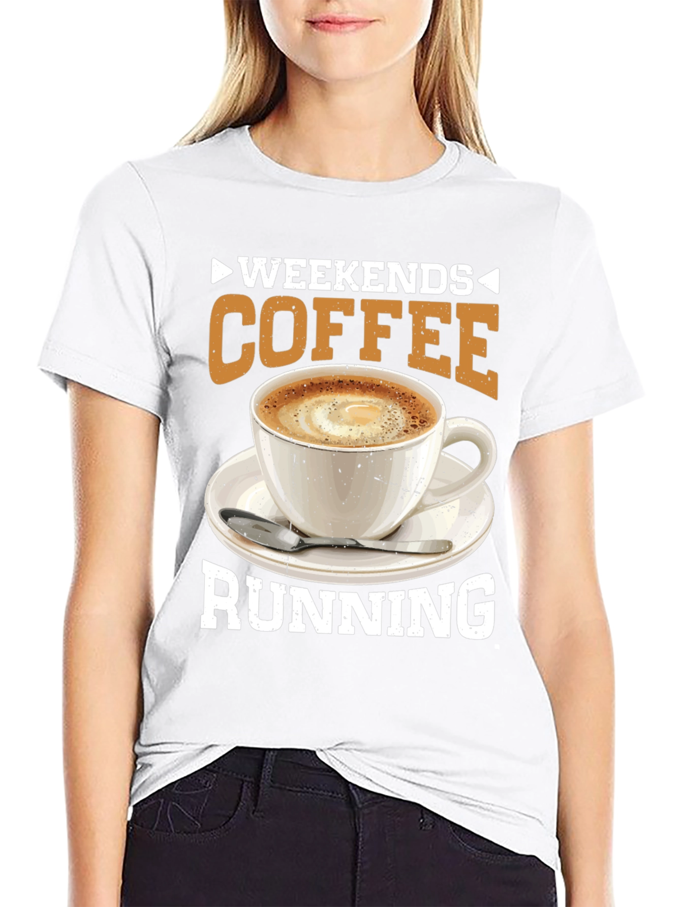 Weekends Coffee Running T-Shirt