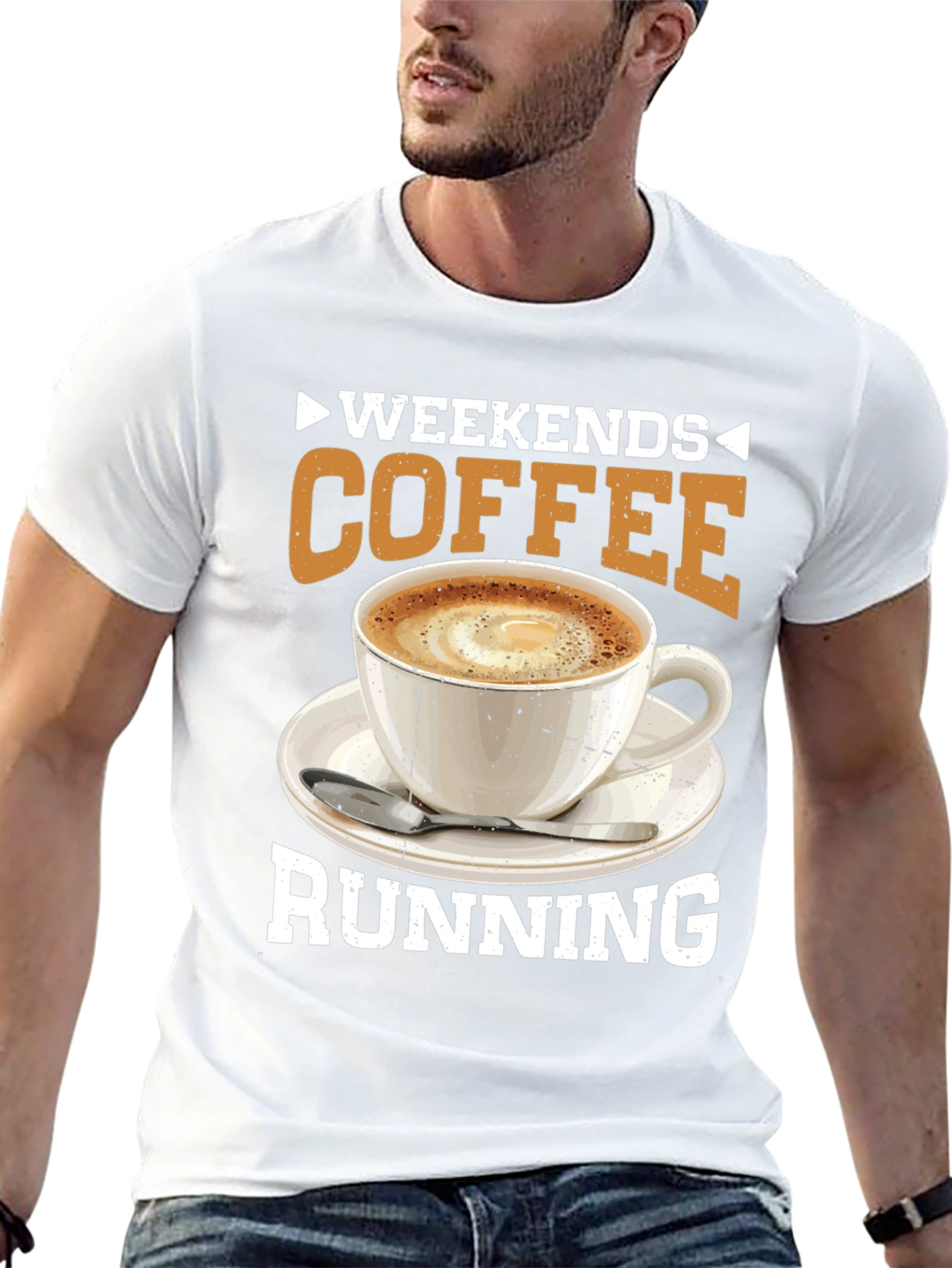 Weekends Coffee Running T-Shirt