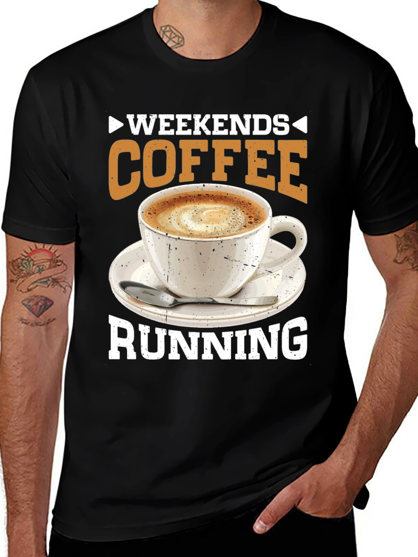 Weekends Coffee Running T-Shirt