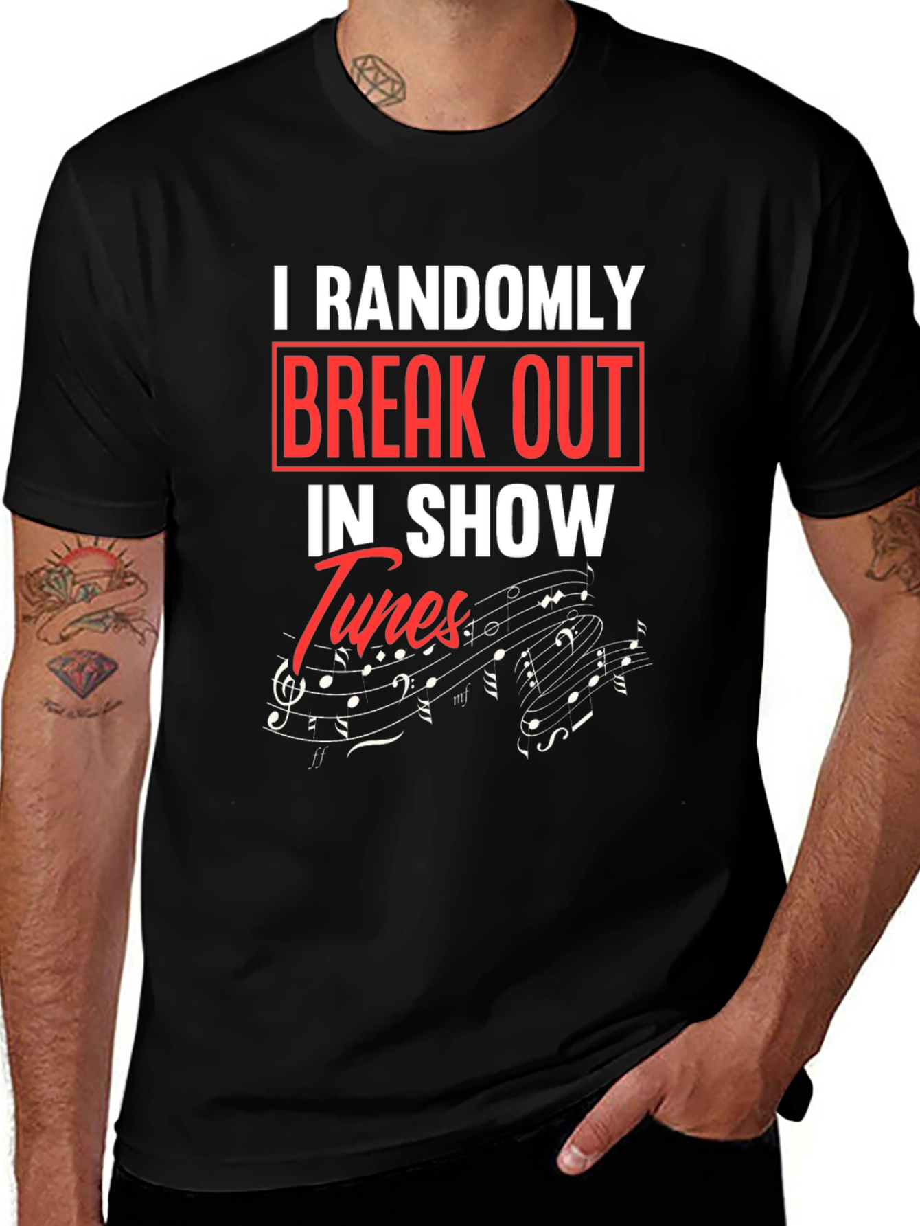 Show Tunes T-Shirt - Random Outbursts