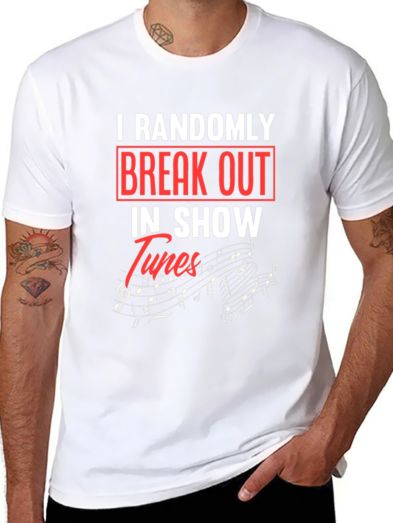 Show Tunes T-Shirt - Random Outbursts