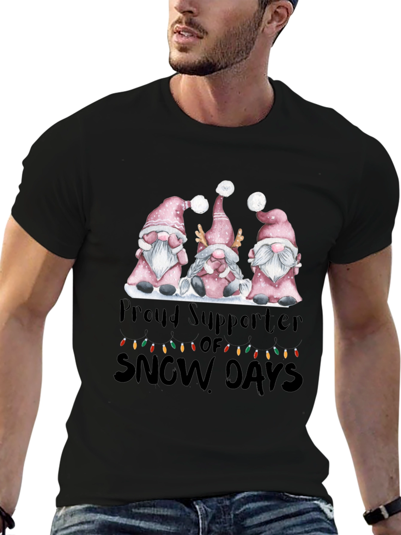 Proud Supporter of Snow Days Gnome T-Shirt