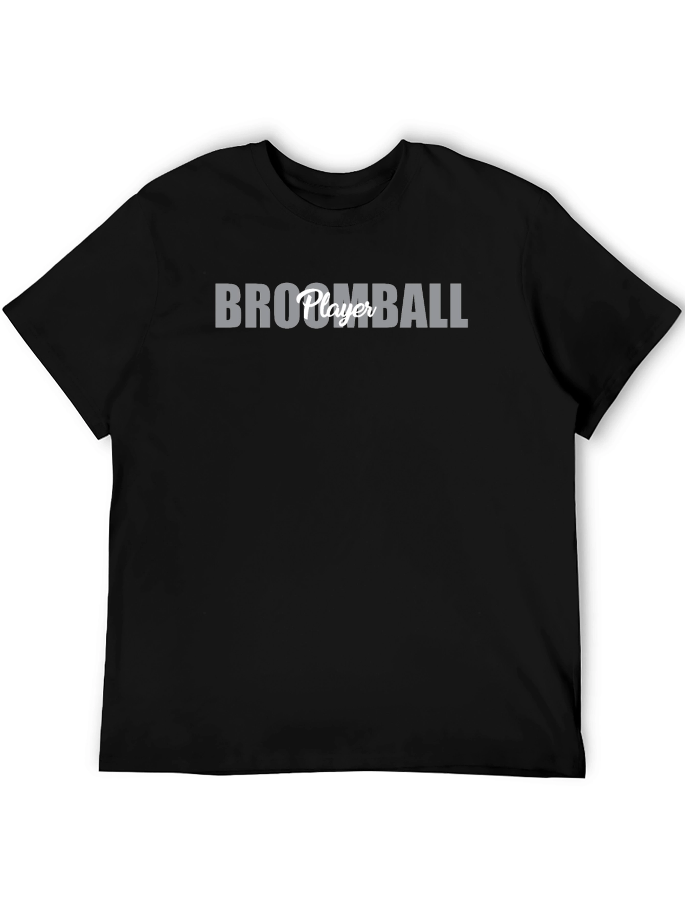 Broomball Player Graphic T-Shirt
