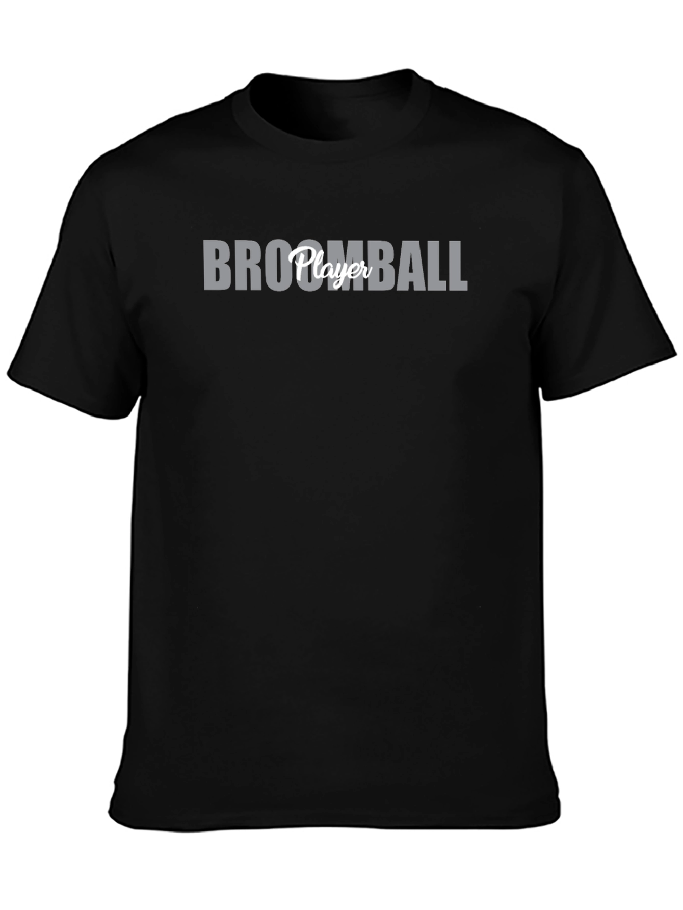Broomball Player Graphic T-Shirt