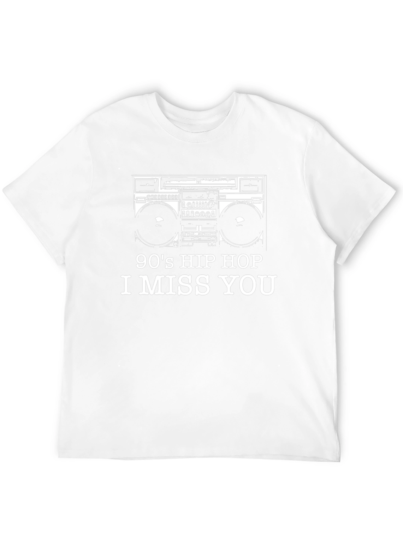 90s Hip Hop Boombox Graphic Tee