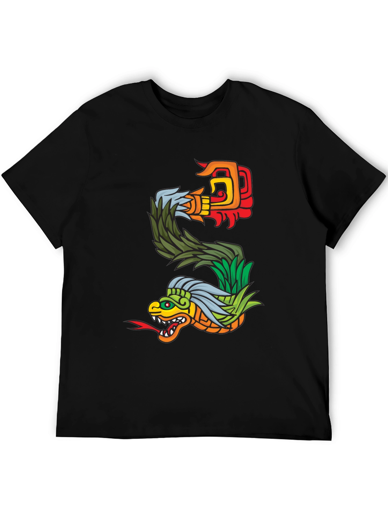Aztec Serpent T-Shirt - Bold Graphic Tee