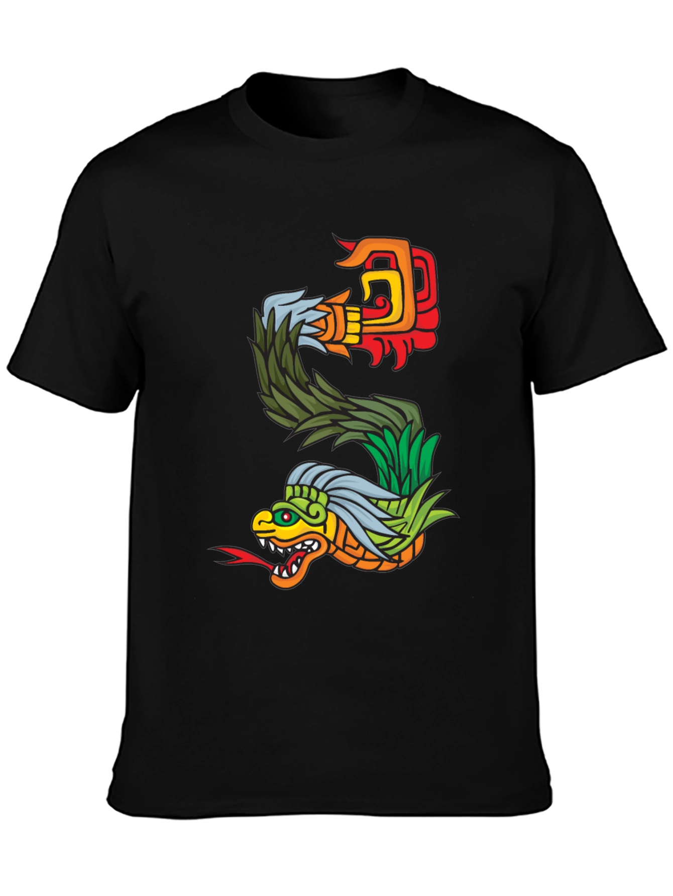 Aztec Serpent T-Shirt - Bold Graphic Tee
