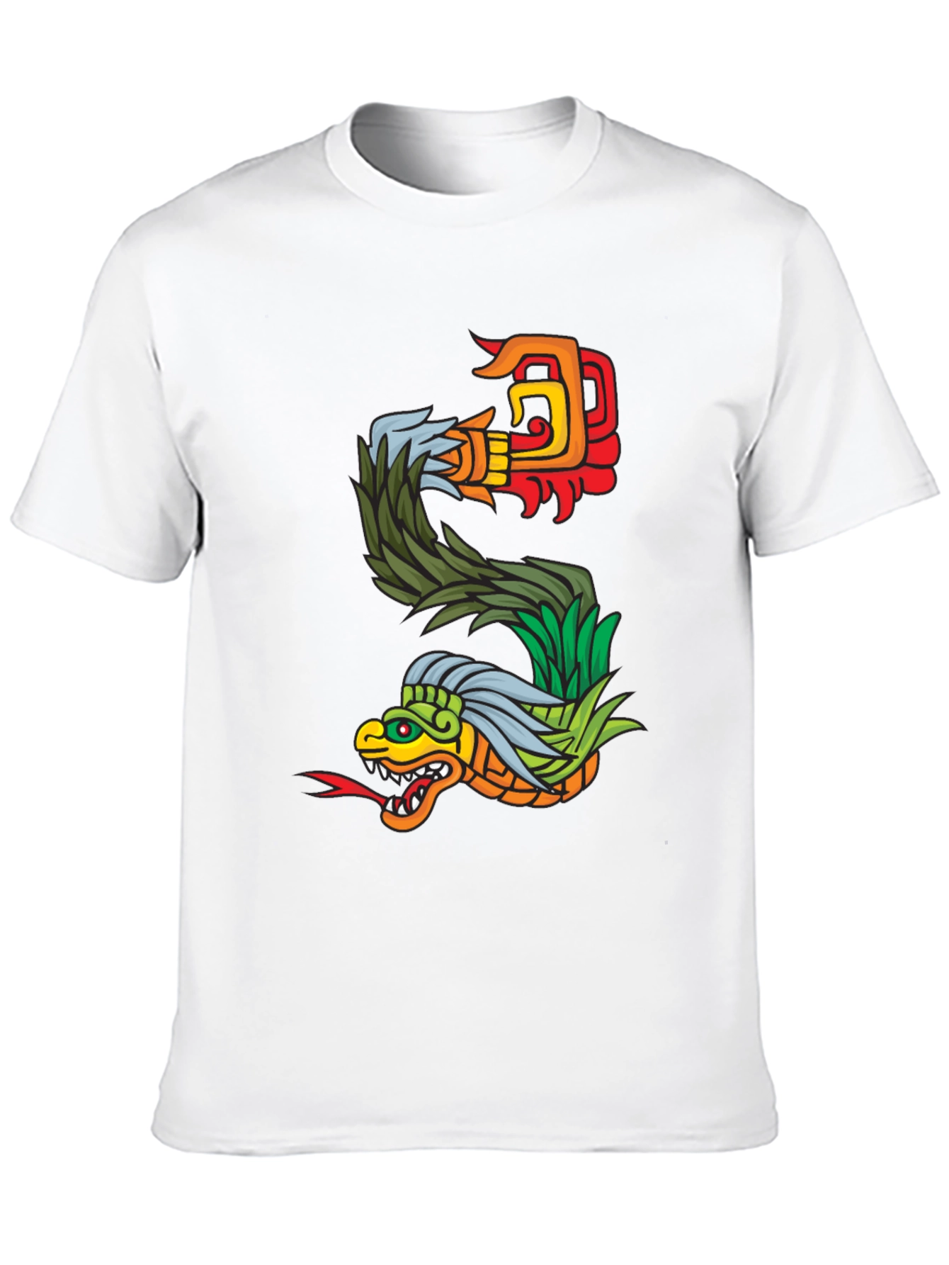 Aztec Serpent T-Shirt - Bold Graphic Tee