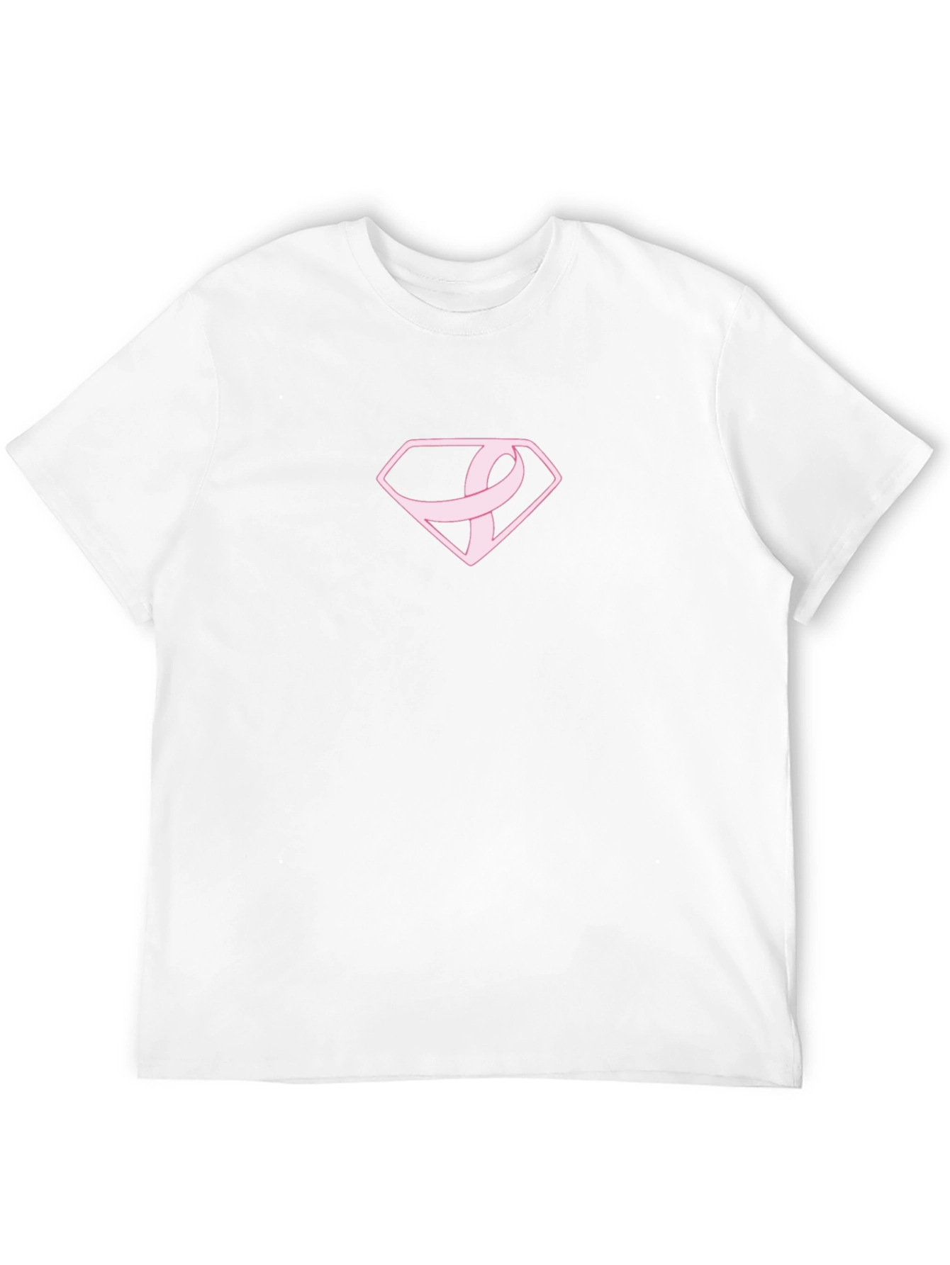 Breast Cancer Awareness T-Shirt Pink Ribbon Super Symbol