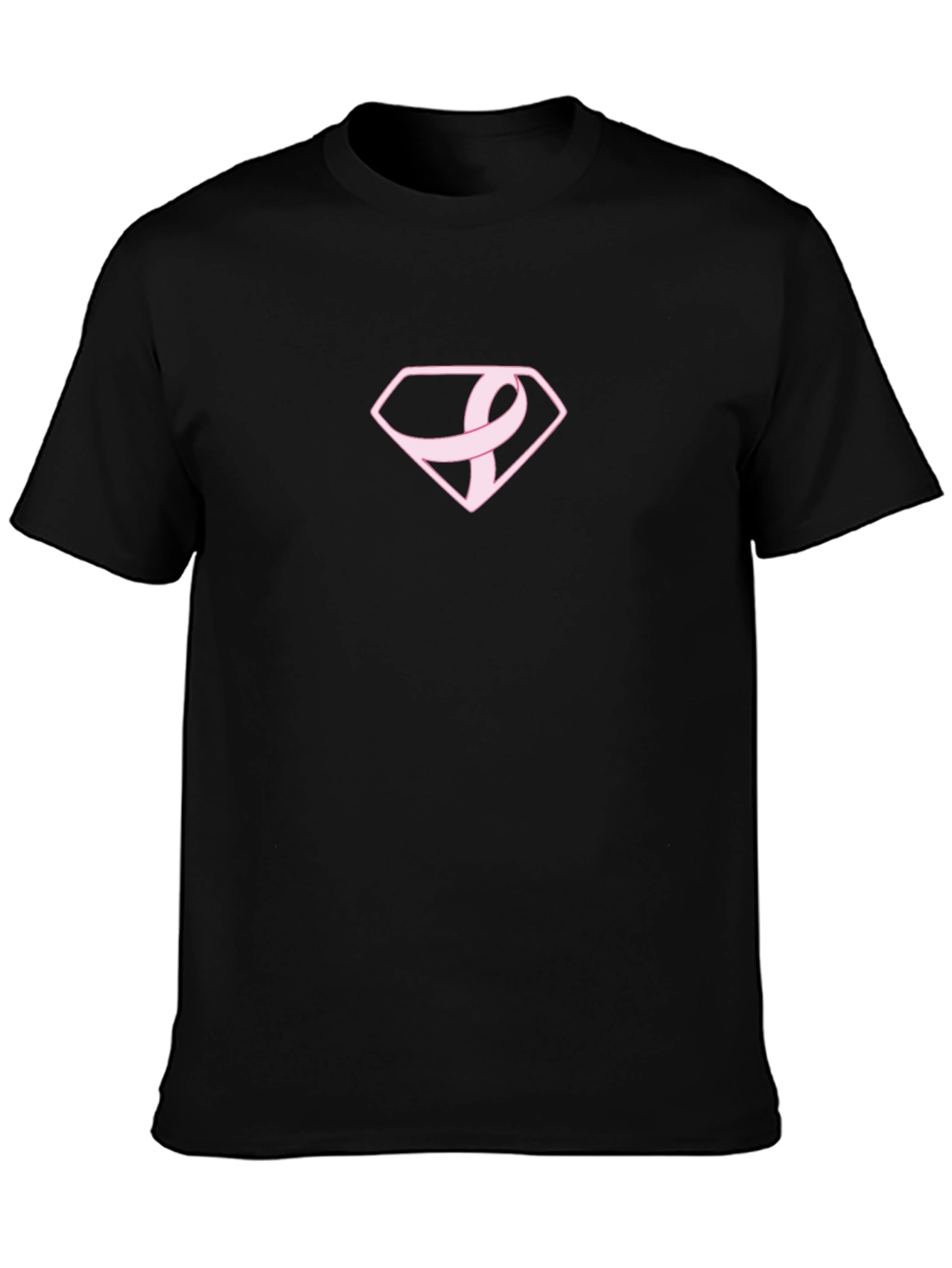 Breast Cancer Awareness T-Shirt Pink Ribbon Super Symbol