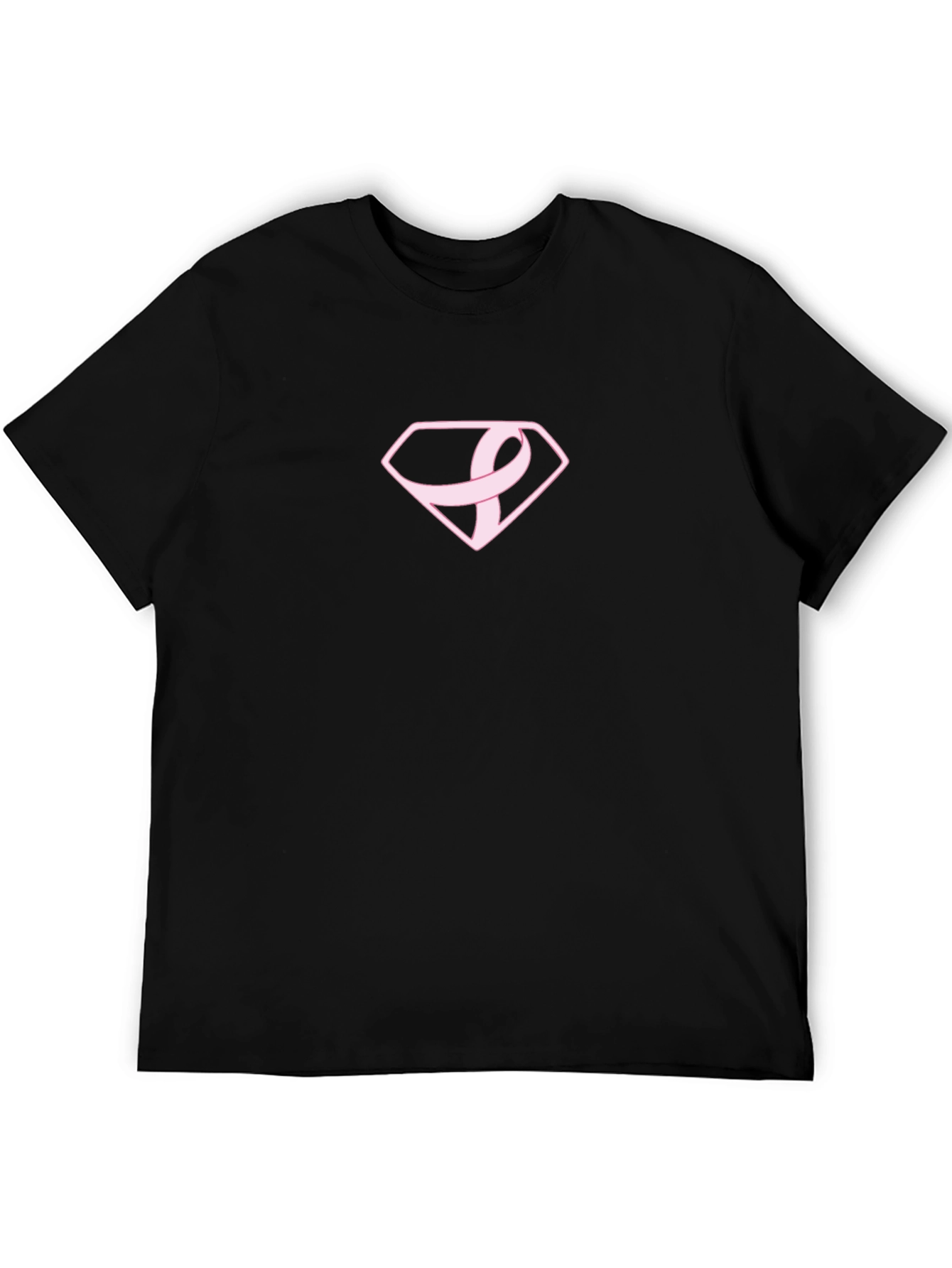 Breast Cancer Awareness T-Shirt Pink Ribbon Super Symbol