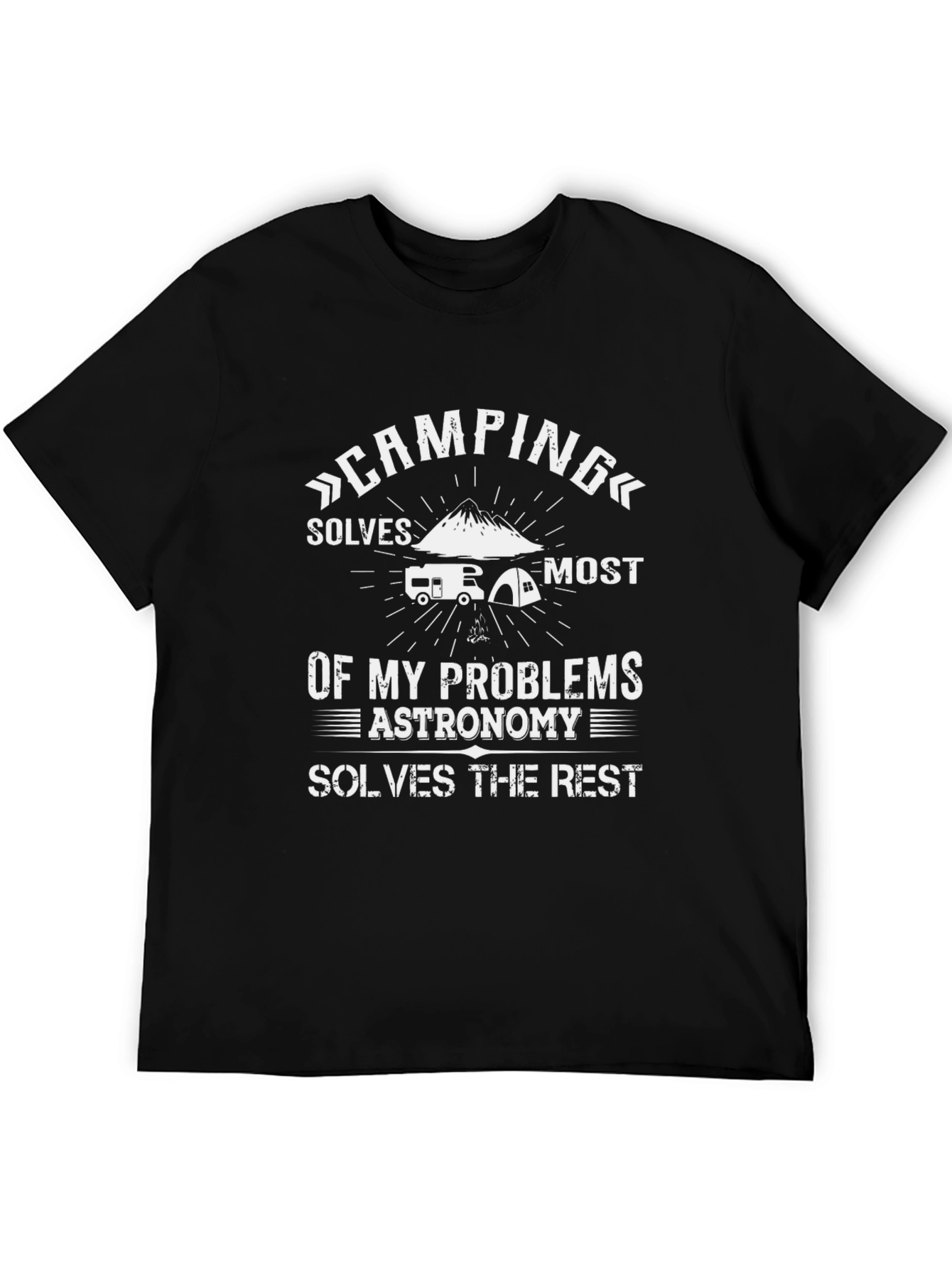 Camping & Astronomy T-Shirt: Problem Solver