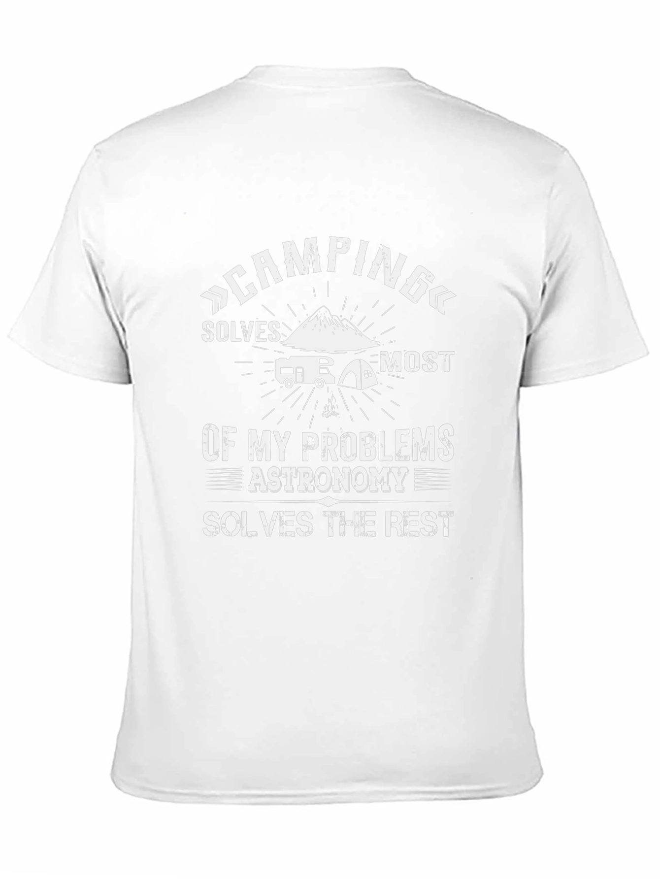 Camping & Astronomy T-Shirt: Problem Solver