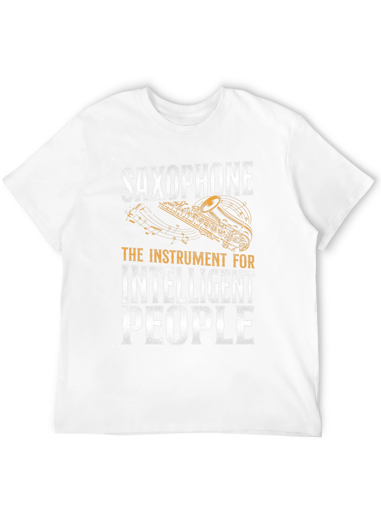 Saxophone Intelligent People Graphic T-Shirt