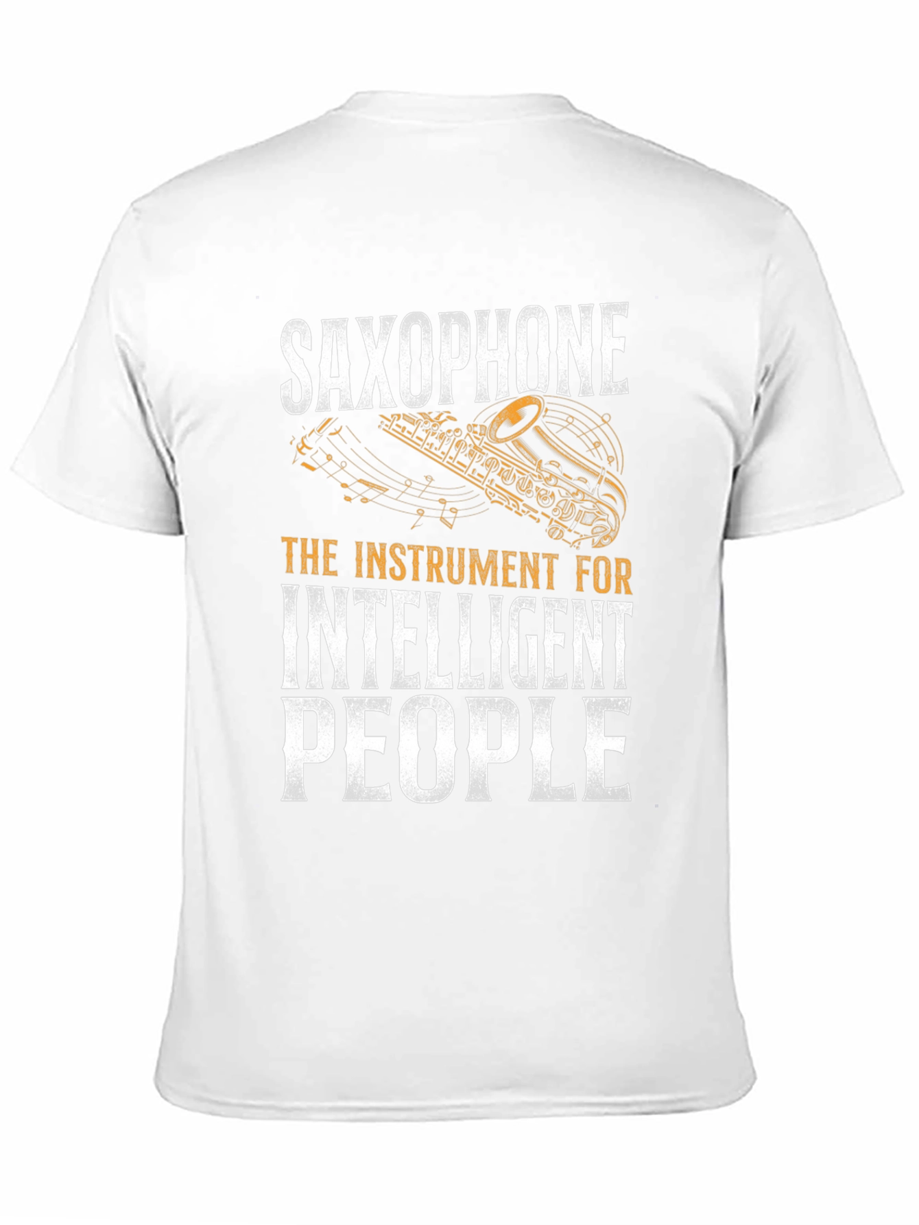 Saxophone Intelligent People Graphic T-Shirt