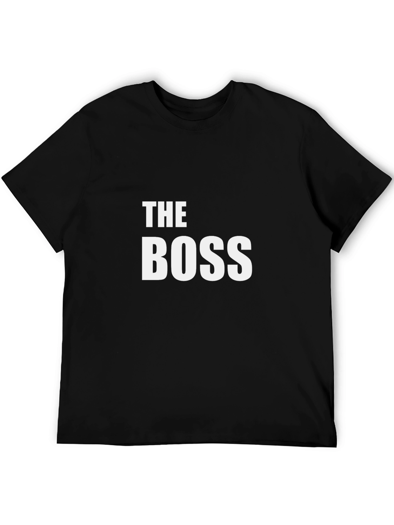 The Boss Black Graphic Tee Shirt