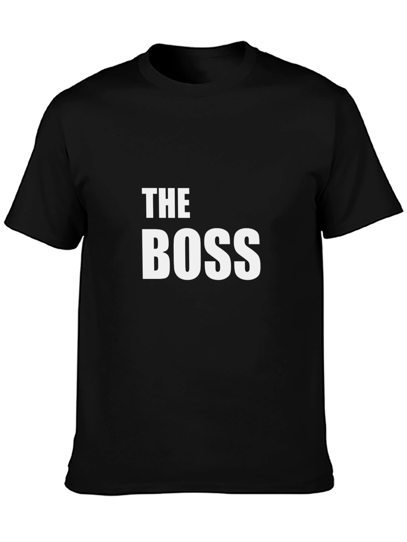 The Boss Black Graphic Tee Shirt