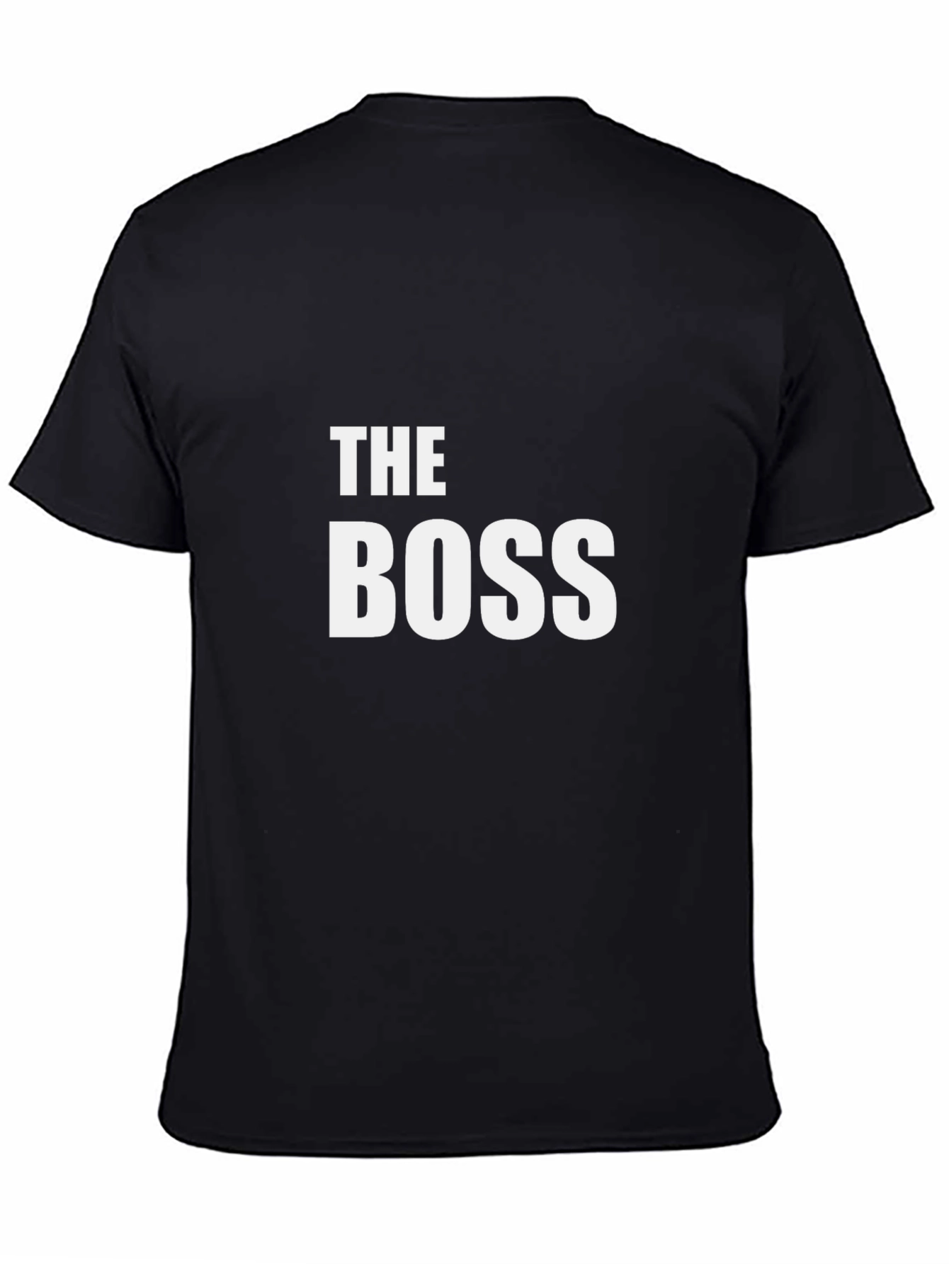 The Boss Black Graphic Tee Shirt