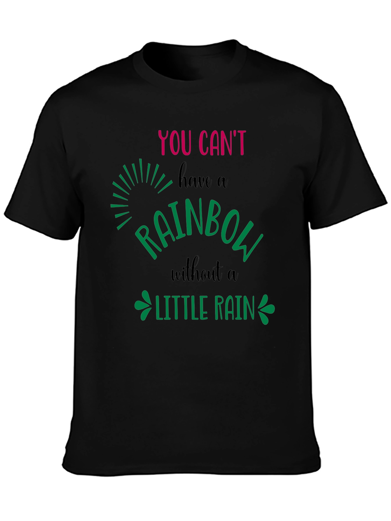 Rainbow Little Rain Graphic Tee