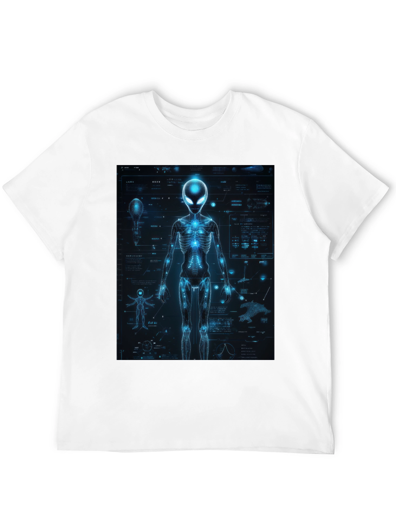 Alien Anatomy Graphic Print Tee