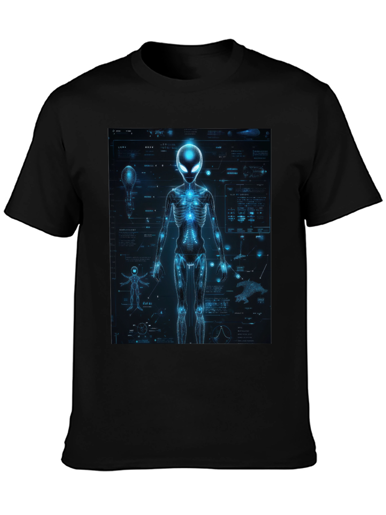 Alien Anatomy Graphic Print Tee