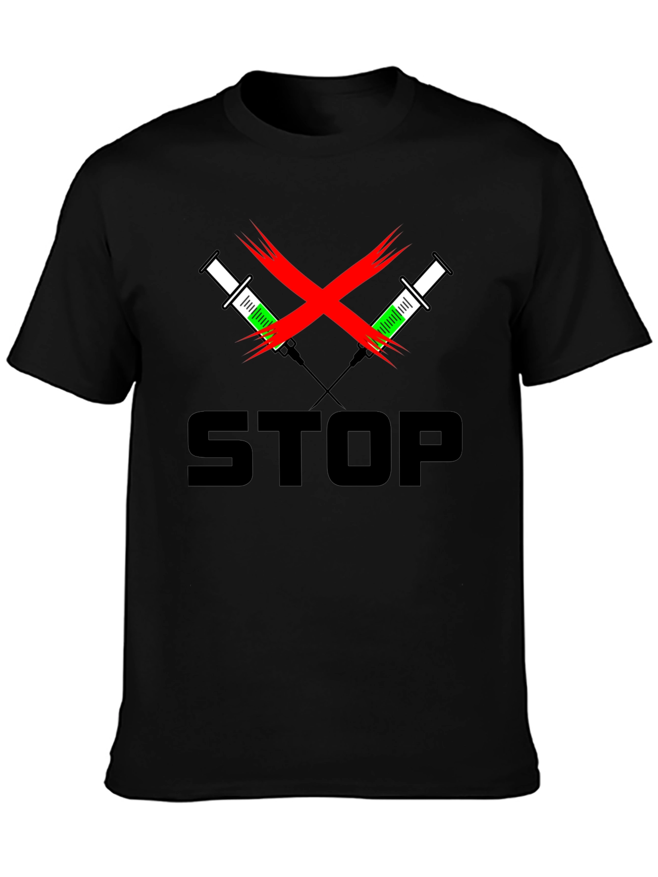 Stop Doping Black T-Shirt