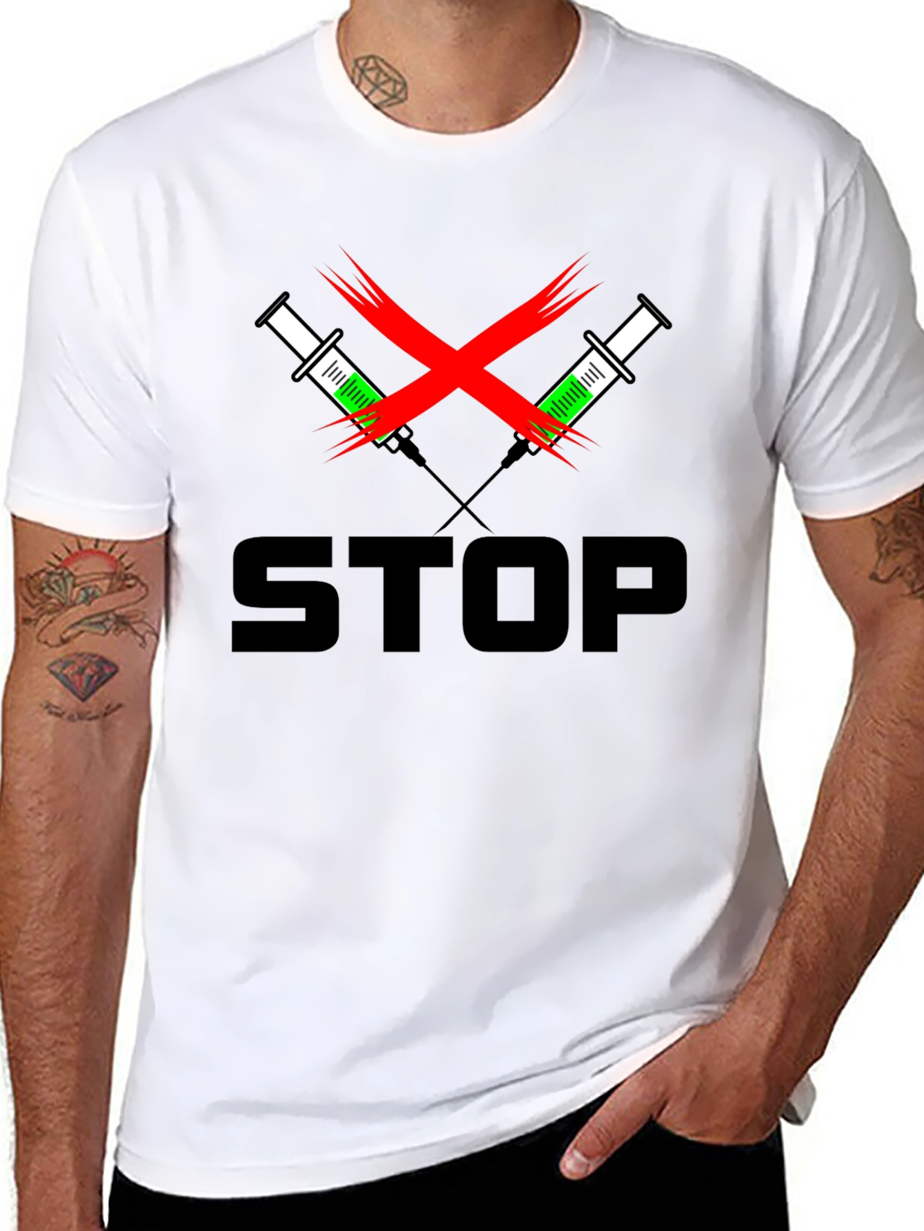 Stop Doping Black T-Shirt