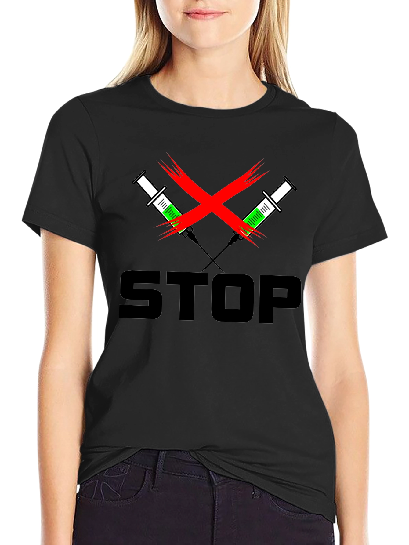 Stop Doping Black T-Shirt