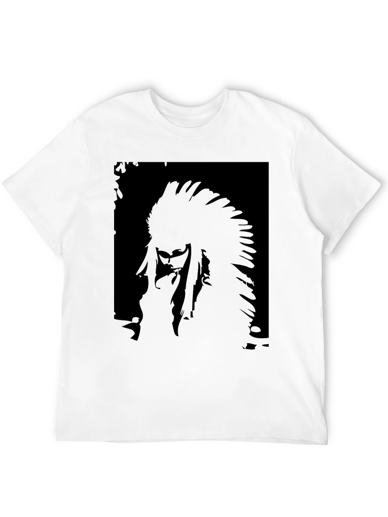 Black T-Shirt with Chief Graphic