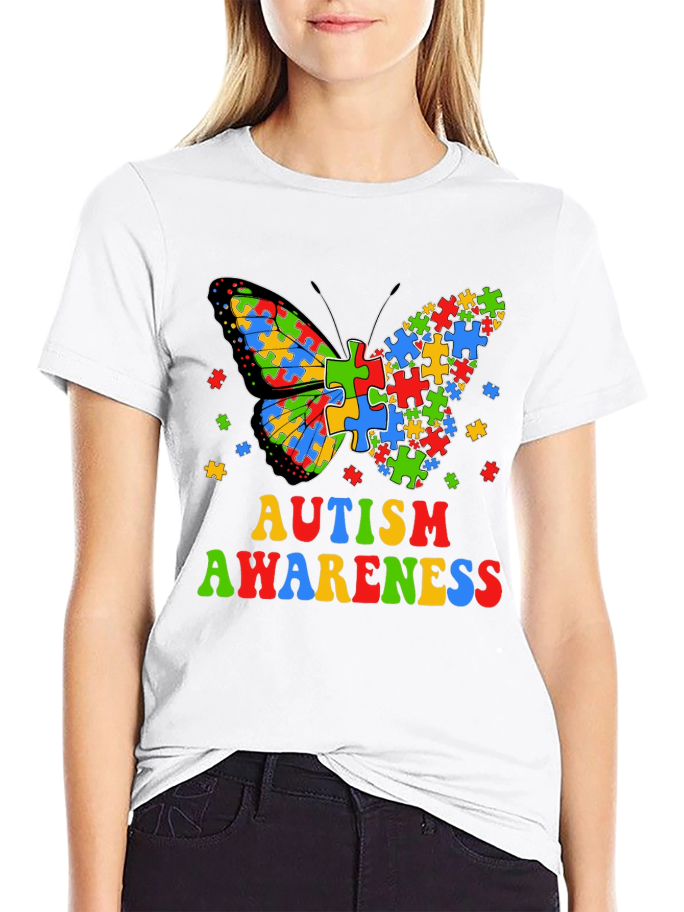Autism Awareness Butterfly T-Shirt