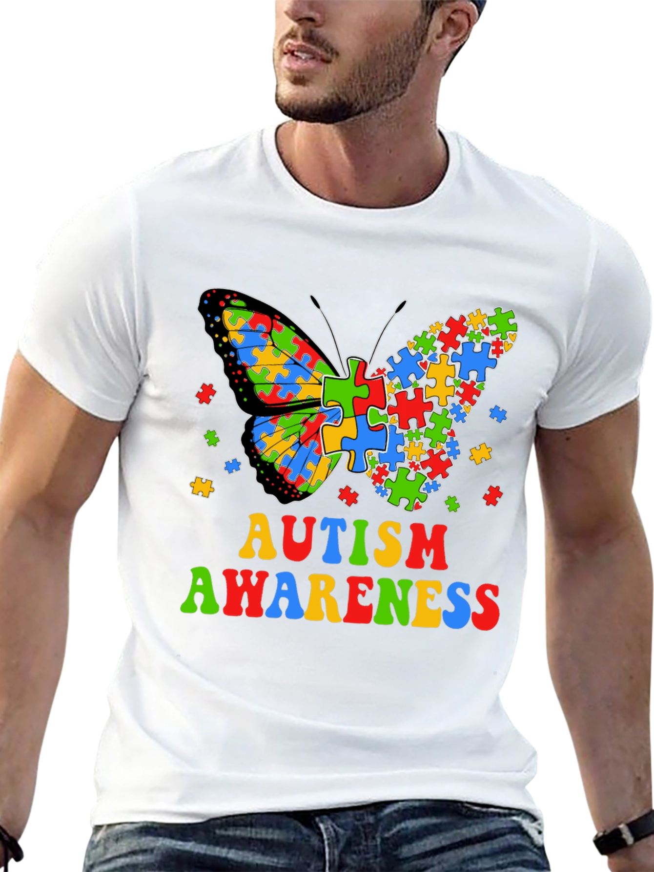 Autism Awareness Butterfly T-Shirt