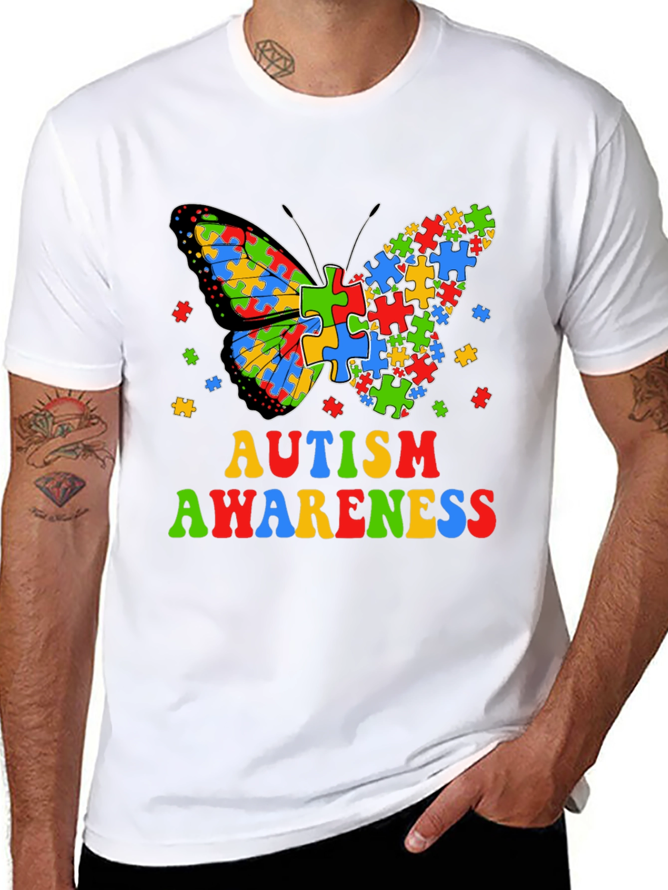 Autism Awareness Butterfly T-Shirt