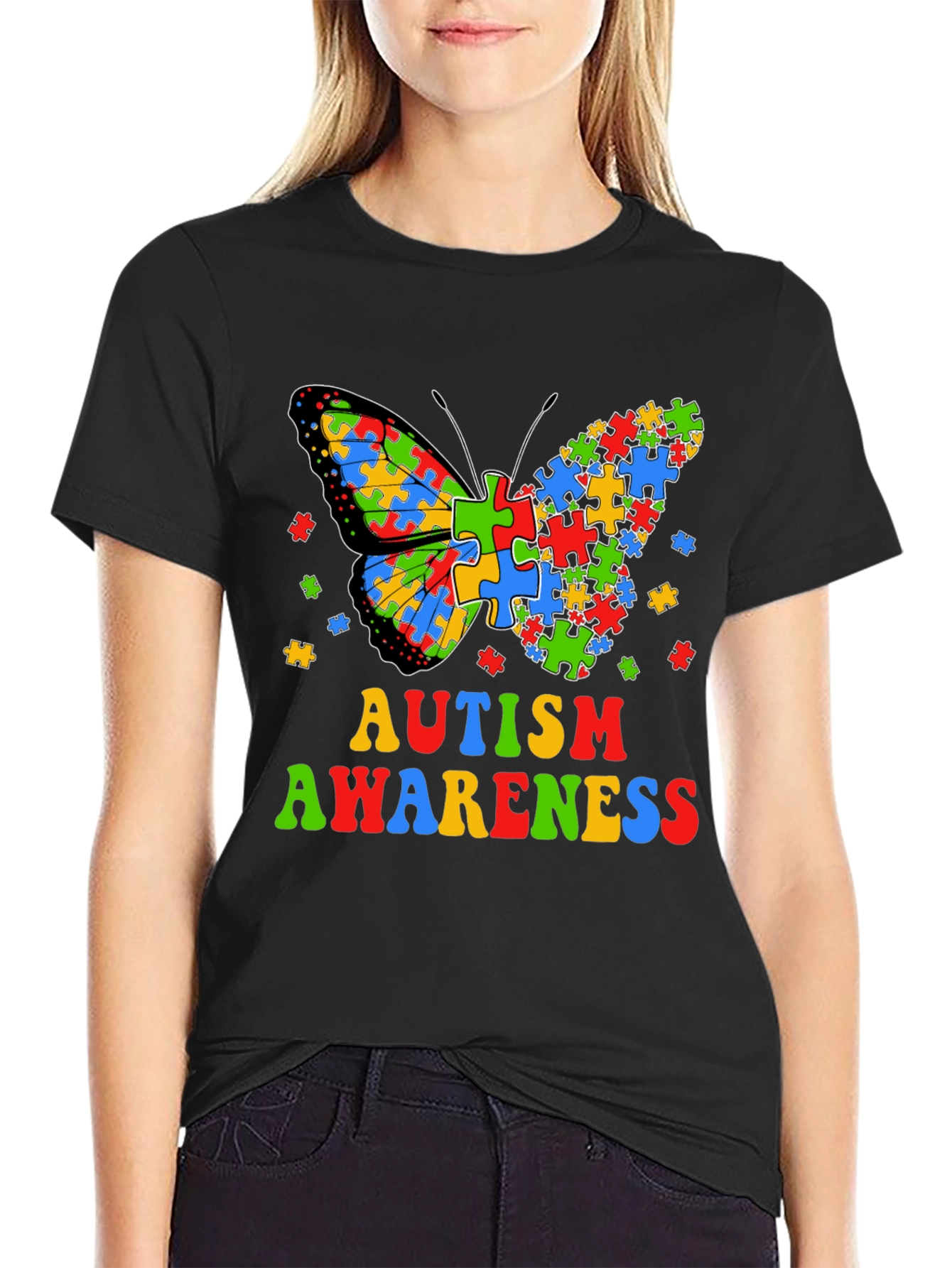 Autism Awareness Butterfly T-Shirt
