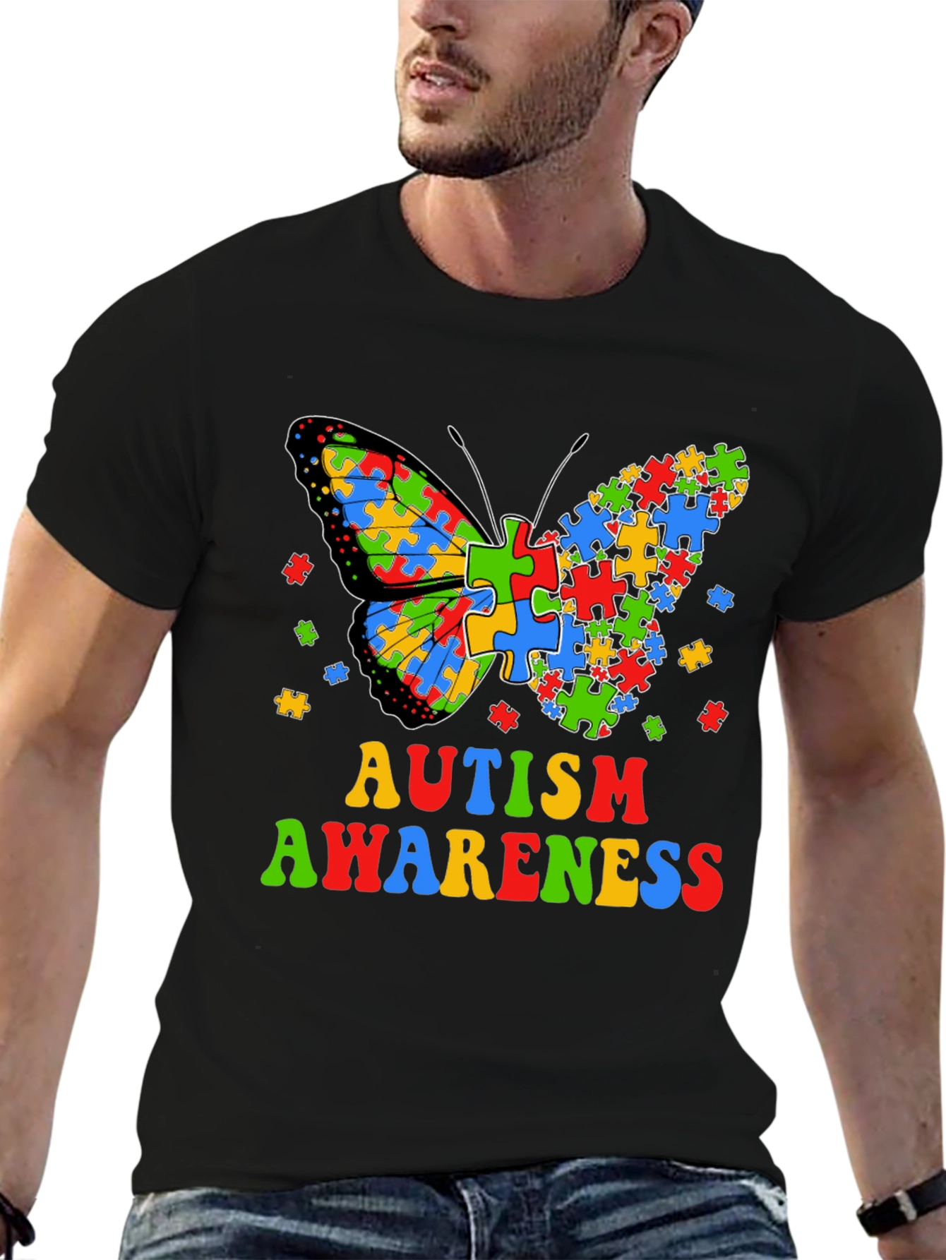 Autism Awareness Butterfly T-Shirt