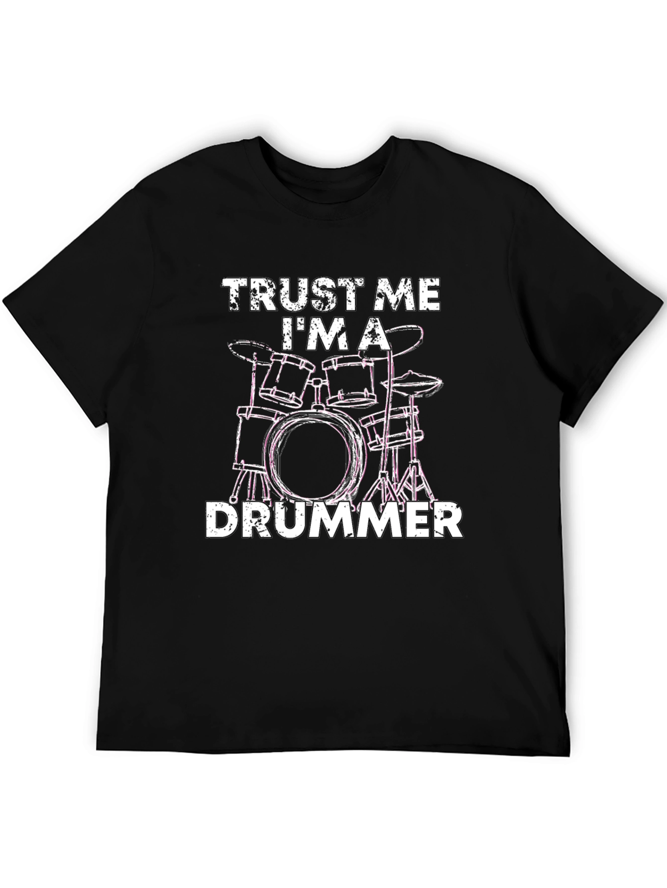 Trust Me Im a Drummer T-Shirt - Black