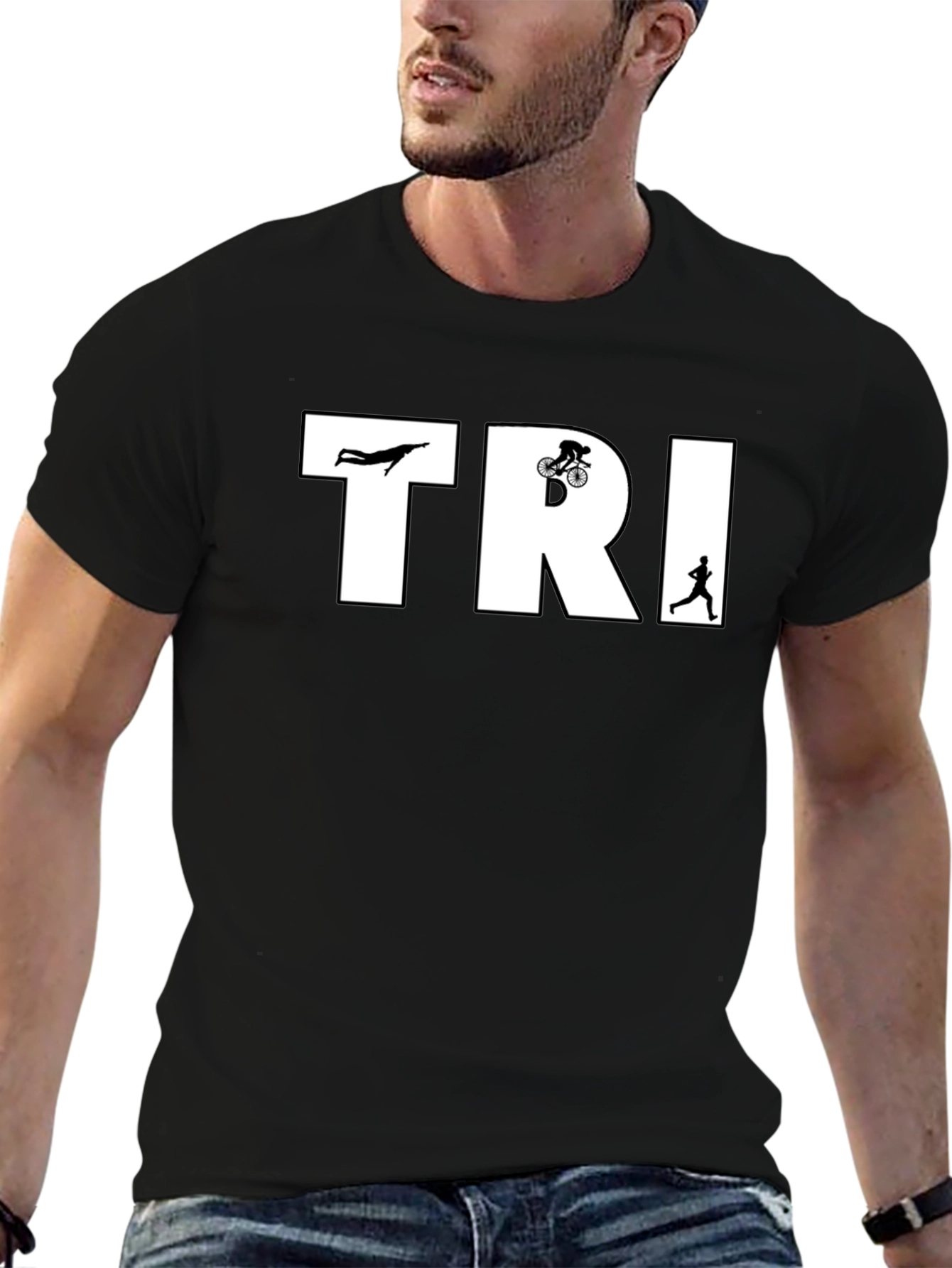 Triathlon T-Shirt - Swim Bike Run