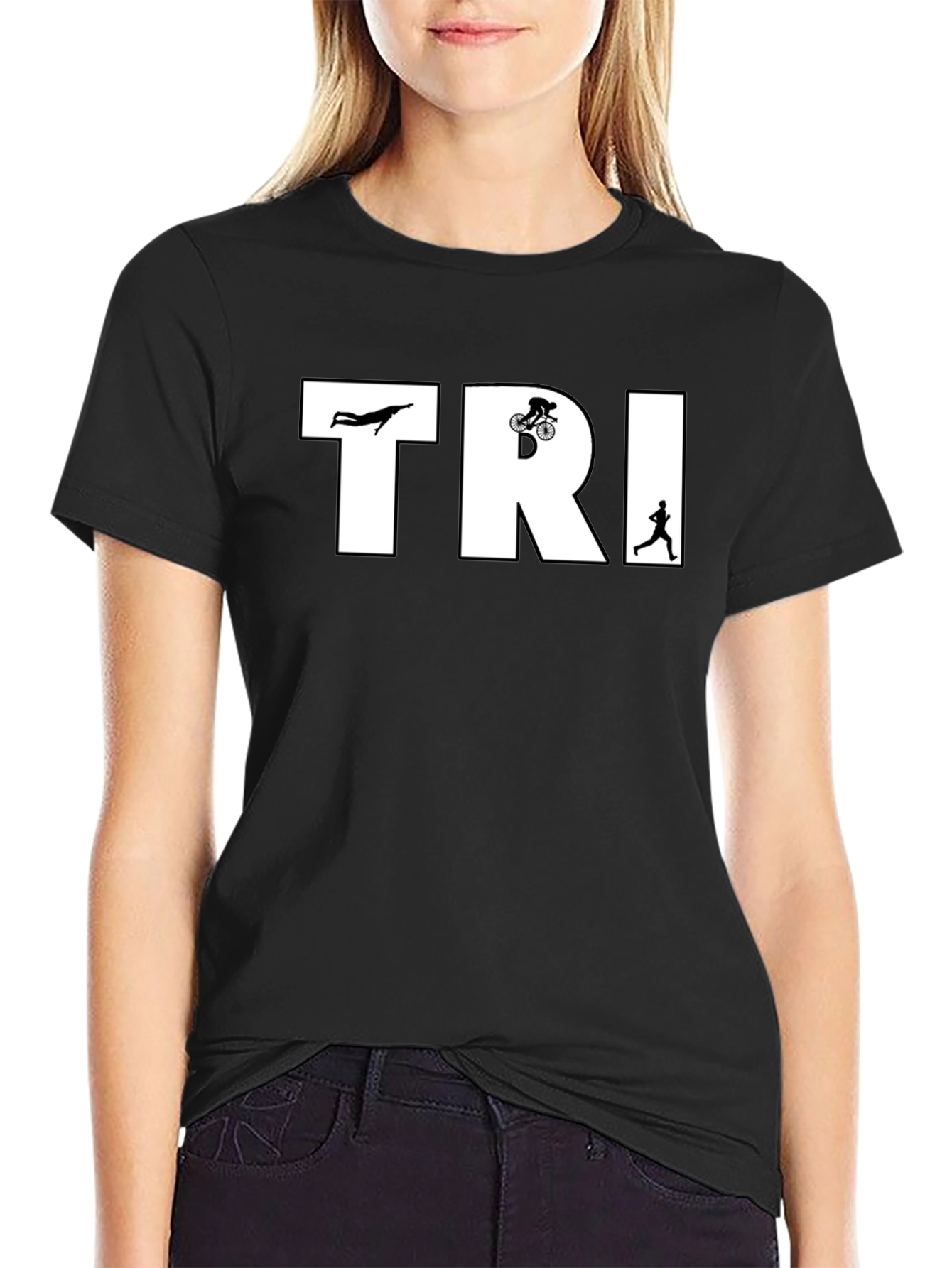 Triathlon T-Shirt - Swim Bike Run