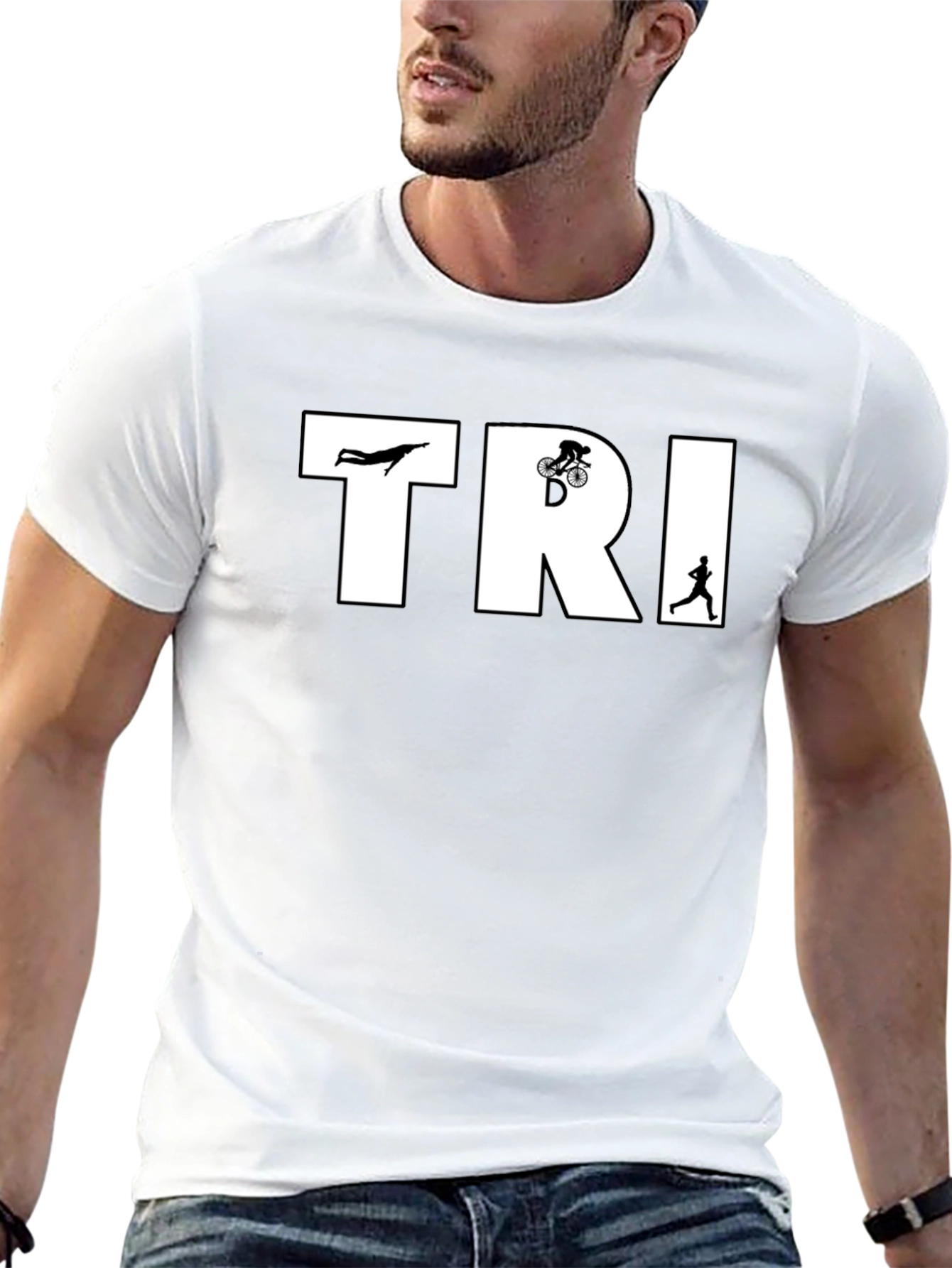 Triathlon T-Shirt - Swim Bike Run