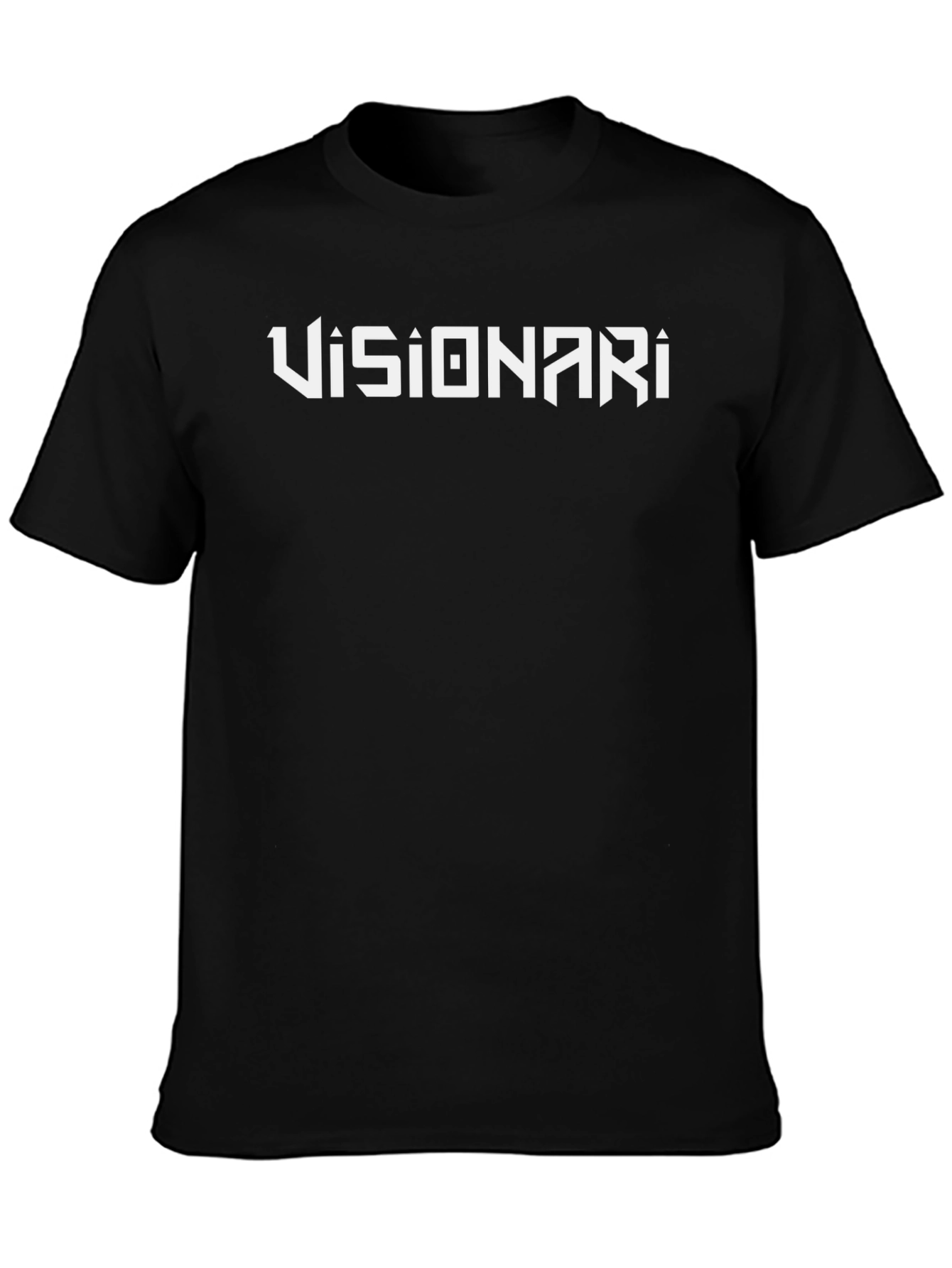Visionari Black Graphic T-Shirt