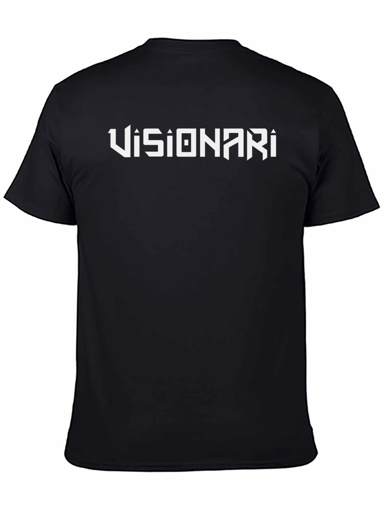 Visionari Black Graphic T-Shirt