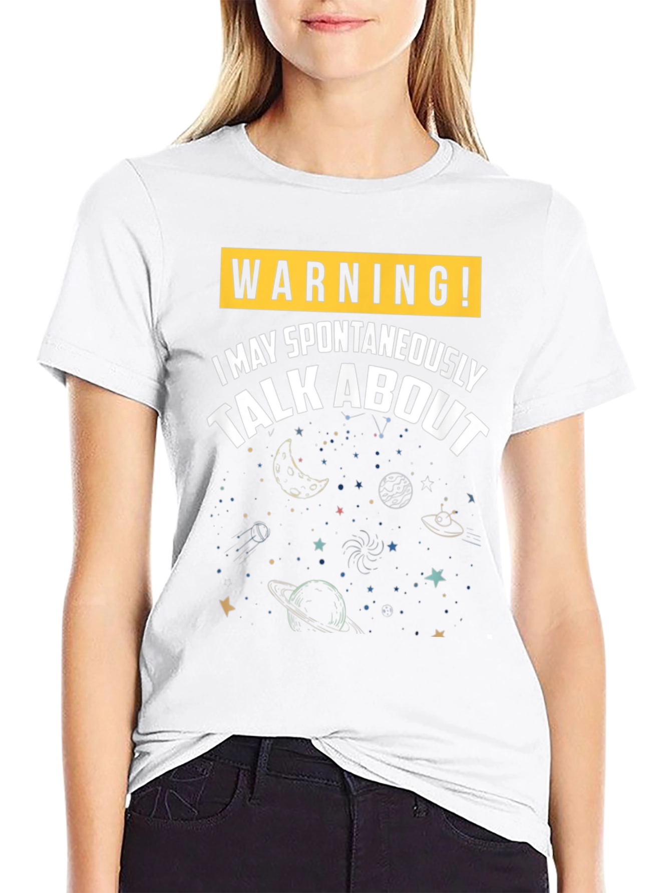 Warning! Spontaneous Space Talk T-Shirt